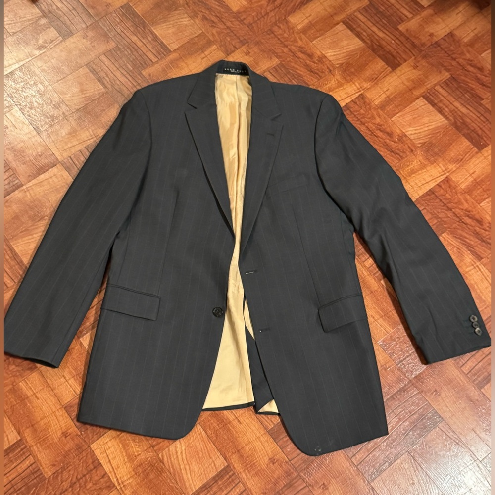 Hugo Boss Charcoal Pinstripe Jacket & matching pants.